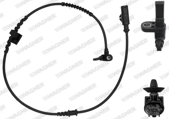 OPEL Датчик ABS MERIVA B VAN 1.3, 1.4, 1.6, 1.7 13 WAGNER ABS00302 (фото 1)