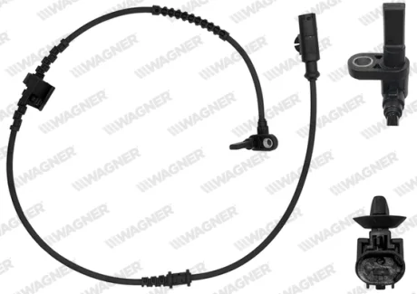 OPEL Датчик ABS MERIVA B VAN 1.3, 1.4, 1.6, 1.7 13 WAGNER ABS00302