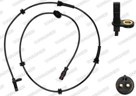 FIAT датчик ABS передн. лів. Doblo 03 WAGNER ABS00699