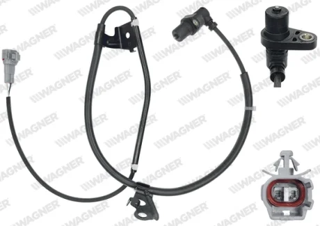 TOYOTA Датчик ABS передн. правий PRIUS Liftback 1.5 Hybrid 03-09 WAGNER ABS01165