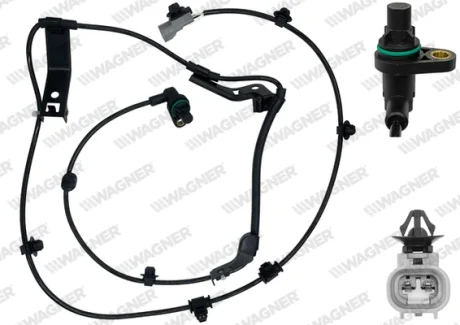 TOYOTA Датчик ABS передн. правий HILUX VII 2.5 D-4D 4WD 07-15 WAGNER ABS01178