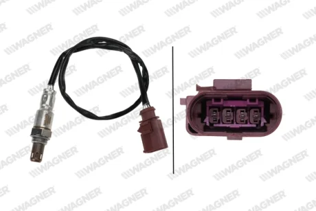 VW Кисневий датчик (лямбда-зонд) Golf V,VI, Polo, Caddy III, Skoda Fabia, Octavia II, Roomster, Seat 1.4/1.6 WAGNER LBS00247