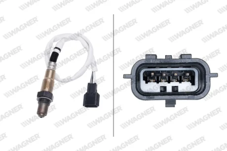 RENAULT Кисневий датчик (лямбда-зонд) (4-х конт.) Fluence, Megane III, Scenic 1,6-2,0 09-, Clio 1,6 09-. WAGNER LBS00431