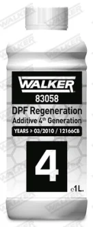 1л Присадка до палива DPF REG ADDITIVE 4TH GEN Walker 83058