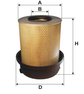 Повітряний фільтр WIX FILTERS 93124E