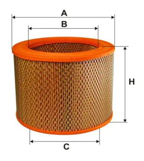 Фільтр повітряний (фільтруючий елемент) WIX FILTERS 93206E
