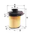 Фільтр повітряний CITROEN, PEUGEOT /AK246 (WIX-FILTERS) WIX FILTERS WA6033 (фото 1)