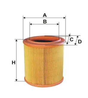 Фільтр повітряний Citroen Berlingo/Peugeot Partner 1.4i 96-02 WIX FILTERS WA6524