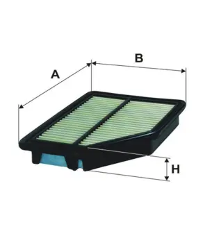 Фільтр повітряний (фільтруючий елемент) HONDA CR-V III 2.0 10.06-06.12 WIX FILTERS WA9586