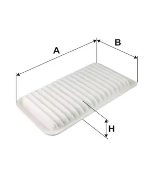Фільтр повітряний (фільтруючий елемент) DAIHATSU CUORE VI, TREVIS 1.0 05.03- WIX FILTERS WA9637