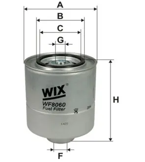Паливний фільтр BMW 3 (E30), 5 (E28), 5 (E34) 2.4D 09.83-06.93 WIX FILTERS WF8060