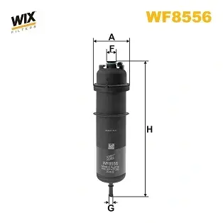 Фільтр паливний BMW 3 (G20)/5 (G30)/X5 (G05) 2.0 (B47)/3.0 (B57/B47) 17- WIX FILTERS WF8556
