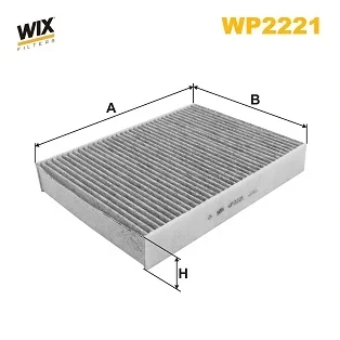 Фільтр салону Land Rover Discovery 14-/Range Rover Evoque 18- (вугільний) WIX FILTERS WP2221