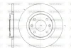 Гальмівний диск пер. Citroen Berlingo,C2,C3,C4 Cactus/Peugeot Partner 96- (266*13) Woking D6536.00 (фото 1)