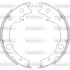 Колодки ручного гальма Corolla 02-07/Avensis 03-08/Echo 99-05 Woking Z4729.00 (фото 1)