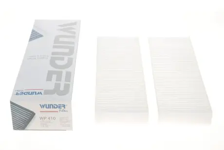 Фільтр салону Citroen Berlingo/Peugeot Partner 08- (к-кт 2 шт.) WUNDER FILTER WP 410