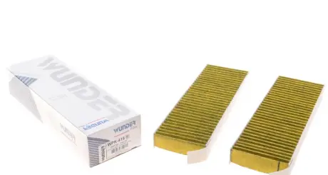 Фільтр салону Citroen Berlingo/Peugeot Partner 08- (к-кт 2шт.) (вугільний) WUNDER FILTER WPK 415