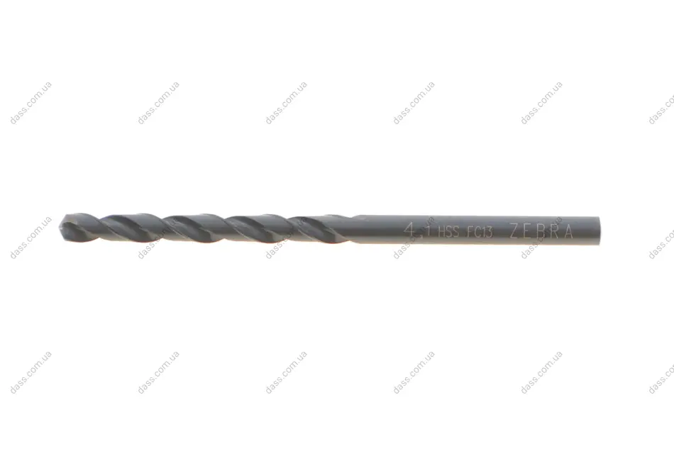 Свердло HSS DIN 338 Ø4,1 мм WURTH 0624000410 (фото 1)