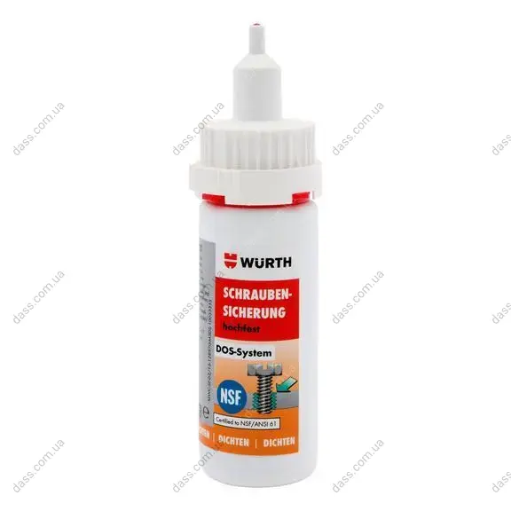 Фіксатор різьби (зелений) 50g (від -55°С до +150°С) WURTH 0893270050 (фото 1)