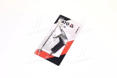 Пістолет пневматичний продувний з подовженим соплом, 1/4", 0.8 MPa [20/40], шт Yato YT-2373