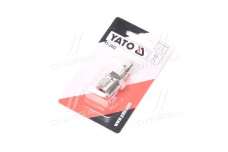 Швидкознімний наконечник із зовніш. різьбленням o = 1/2" (YATO) Yato YT-2402
