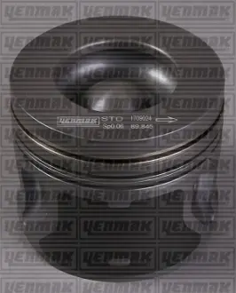 Поршень с кольцами і пальцем (размер отв. 90.16/+0.25) (V347/8 TDCI) YENMAK 31-03462-025 (фото 1)