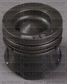 Поршень с кольцами і пальцем (размер отв. 76,50/+0.50) RENAULT Megane 1.5dCi 02-, Kangoo 1.5DC 08- (4 цл.) (K9K 732/764/780/804/806 Euro4) YENMAK 31-04181-050 (фото 1)