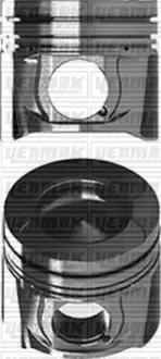 Поршень с кольцами і пальцем (размер отв. 85.51/+0.50) OPEL Movano 2.3CDTI 10-, RENAULT (M9T EURO 4/5) YENMAK 31-04187-050