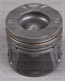 Поршень с кольцами і пальцем (размер отв. 70.00/+0.40) OPEL Astra H 1.3CDTI(199A3000 Multijet Fiat / Opel Ortak motor) YENMAK 31-04289-040 - фото Поршень с кольцами і пальцем (размер отв. 70.00/+0.40) OPEL Astra H 1.3CDTI(199A3000 Multijet Fiat / Opel Ortak motor) YENMAK 31-04289-040