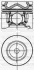 YENMAK +0.50 Поршень с кольцами і пальцем (размер отв. 75,50 /+0.50)  CITROEN 1.6HDI 05- (4цл.) (1.6 HDI (DV6C) 9HE/DV6BDM/9HF/9HL/9HR/DV6C / 95-11…) 31-04496-050