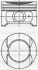 Поршень з кільцями і пальцем (размер отв. 83 / STD) CITROEN Xsantia/Xsara 1.8i, PEUGEOT 306/406 1,8і (XU7 JP 4, LFY) YENMAK 31-04924-000 (фото 1)