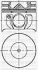 Поршень с кольцами і пальцем (размер отв. 86.51 / +0.5) (V185 Duratorq TDI 75-85-100PS, CD132 Duratorq TDI …) YENMAK 36-04033-050 (фото 1)