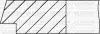 Комплект поршневих кілець (на 1 поршень) CHEVROLET AVEO 1.2, 1.4 (73.4/STD) (1.2/1.2/2) YENMAK 91-09222-000 (фото 2)