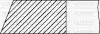 Комплект поршневих кілець (на 1 поршень) (76,51/STD) (1,2/1,5/2,5) AUDI, VW 1,4-1,6 99- YENMAK 91-09306-000 (фото 2)