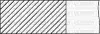 Комплект поршневих кілець (на 1 поршень) (80.01/0.5) (1.75/2.0/3.0) VW, AUDI, SKODA 1.4- 1.9TDI YENMAK 91-09309-050 (фото 1)