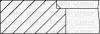 YENMAK Комплект поршневих кілець (на 1 поршень) FIAT Scudo 1.6i -00 (86.4/STD) (1.5/1.75/3) 91-09395-000
