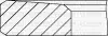 Комплект поршневих кілець (на 1 поршень) FORD TRANSIT 2.5DI (93.67/STD) (2.5/2/4) YENMAK 91-09420-000 (фото 1)