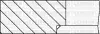 Комплект поршневих кілець (на 1 поршень) FIAT DOBLO 1.4 03- (72,00/STD) (1,2/1,2/2,0) YENMAK 91-09695-000 (фото 1)