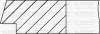 Комплект поршневих кілець (на 1 поршень) OPEL Astra G 1.6 (79/STD) (1.2/1.5/2.5) YENMAK 91-09817-000 (фото 2)