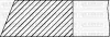 Комплект поршневих кілець (на 1 поршень) FORD Fiesta 1.4 -08 (76.01/STD) (1.2/1.5/2.5) YENMAK 96-09449-000 (фото 2)
