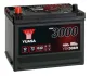 Акумулятор 12В 72Агод./630А YBX3000 SMF (L+ стандартні клеми) 269x174x223 B9 - монтажний фланець 29мм (пусковий) YUASA YBX3069 (фото 1)