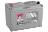 Акумулятор 12В 100Агод./830А YBX5000 Silver High Perforce SMF (L+ стандартні) 303x173x225 B01 (пусковий) YUASA YBX5334 (фото 1)