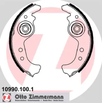 Тормозные колодки барабанные ZIMMERMANN 10990.100.1