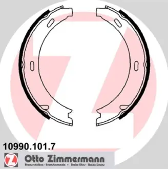Тормозные колодки барабанные ZIMMERMANN 10990.101.7