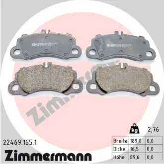 Тормозные колодки ZIMMERMANN 22469.165.1