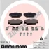 Тормозные колодки ZIMMERMANN 23172.180.1 (фото 1)