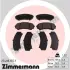 Колодки гальмівні дискові ZIMMERMANN 23488.155.1 (фото 1)