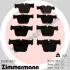 Колодки гальмівні дискові ZIMMERMANN 24205.165.1 (фото 1)