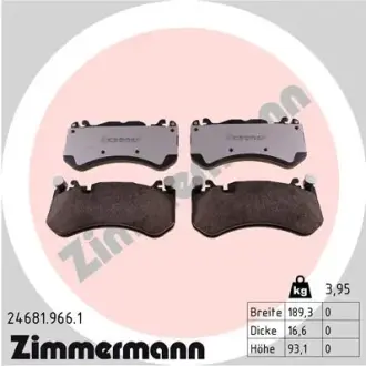 Тормозные колодки ZIMMERMANN 24681.966.1