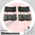 Колодки гальмівні (передні) Infiniti FX/G 07-/M37/M 10-/Q50/Q60/Q70/QX70 13-/Nissan Skyline 14- ZIMMERMANN 24994.160.1 (фото 1)